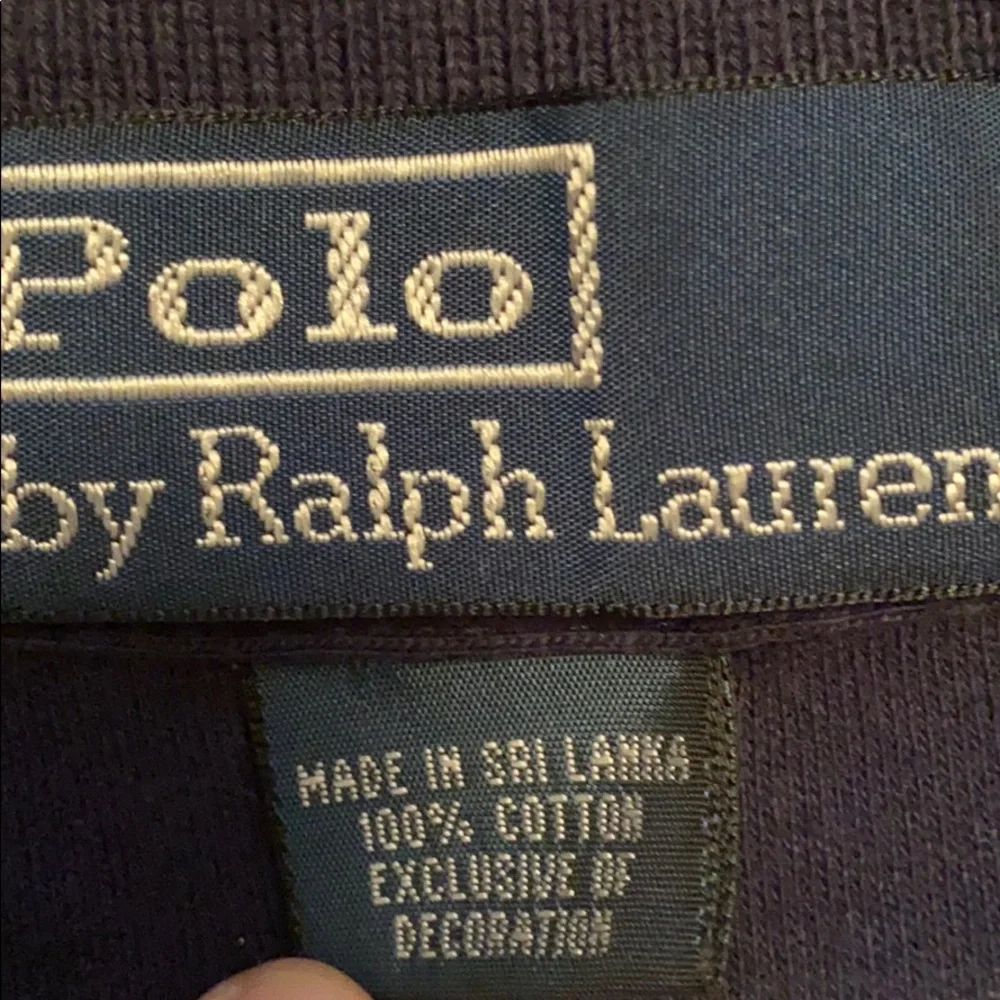Ralph Lauren Blue with White Stripe Polo - Picture 5 of 5